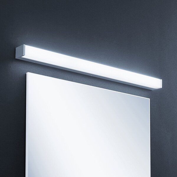 Lindby LED kupaonska svjetiljka Klea, 90 cm, krom, metal, IP44, Metalik, kupaonica, Metal