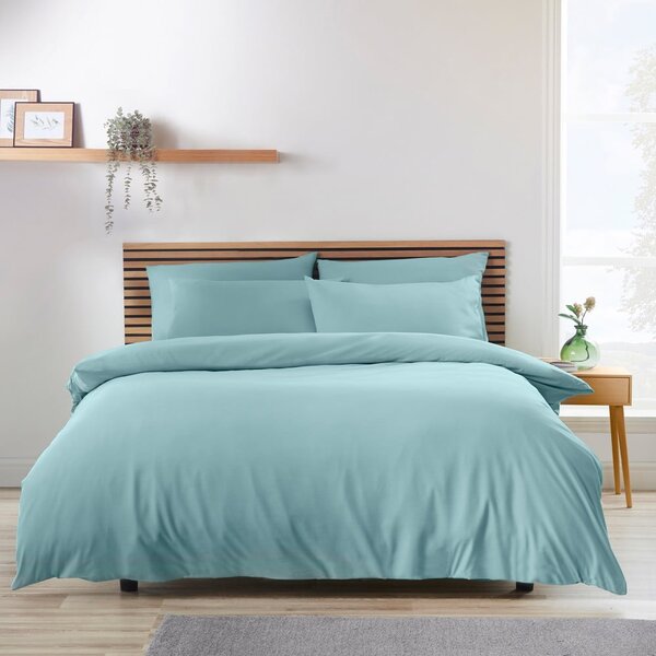 Plava posteljina za bračni krevet/za produženi krevet 260x220 cm So Soft Non-Iron – Catherine Lansfield