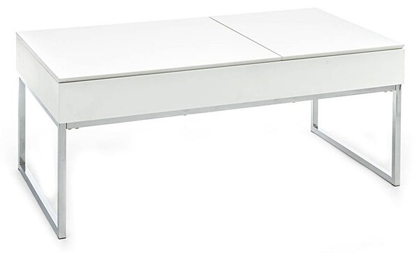 Bijeli stolić za kavu s bijelom pločom stola 60x110 cm Celinda – Tomasucci