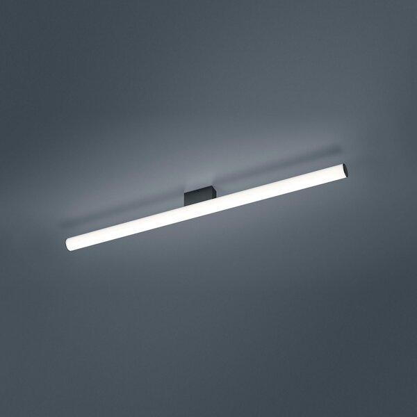 Helestra Loom LED svjetlo za ogledalo crno 90 cm, Bijela, kupaonica, Plastika