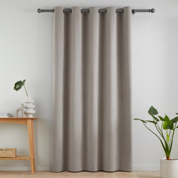 Siva zatamnjujuća zavjesa za vrata 117x213 cm Wilson – Catherine Lansfield