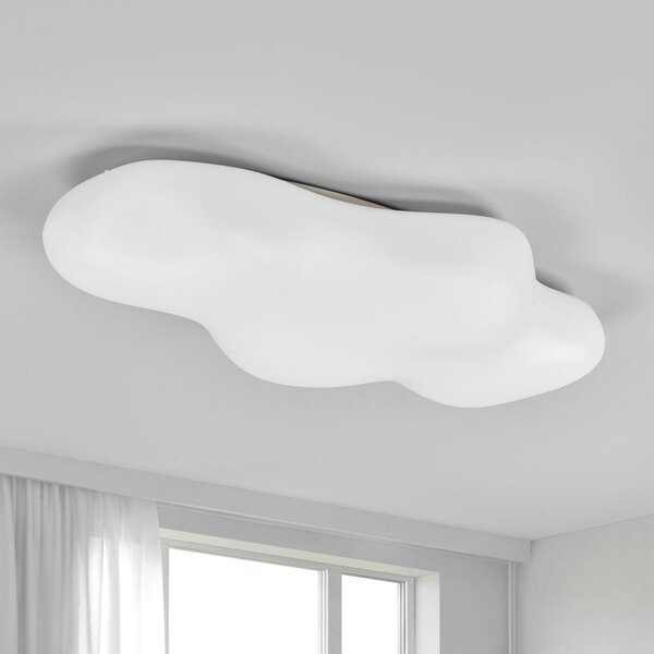 Mantra Iluminación Eos stropno svjetlo u obliku oblaka, 90 cm, Bijela, Dnevni boravak/blagovaonica, Plastika
