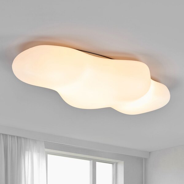 Mantra Iluminación Eos stropno svjetlo u obliku oblaka, 90 cm, Bijela, Dnevni boravak/blagovaonica, Plastika