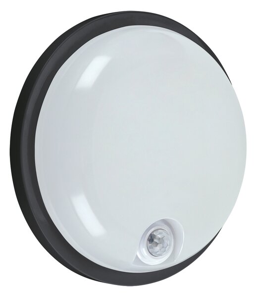 ELIAS LED PIR SENZOR 20W CRNA 4100K
