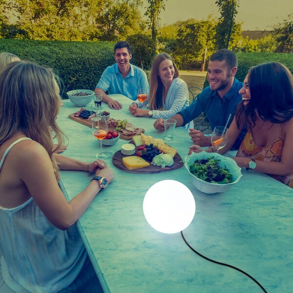 Newgarden Buly stropna lampa, sferična, Ø 20 cm, Bijela, Plastika