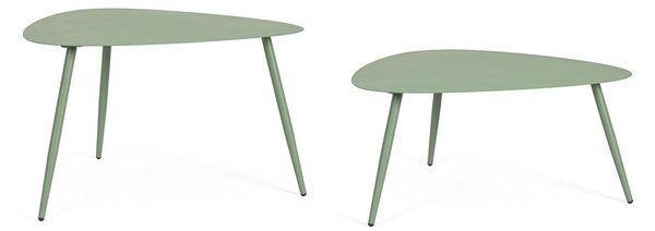 Željezni vrtni stolići za kavu u setu 2 kom 73,5x77,5 cm Yvonne – Bizzotto