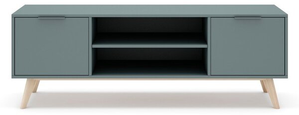 TV komoda prljavo zelena 140x53x40 cm Pisco – Marckeric