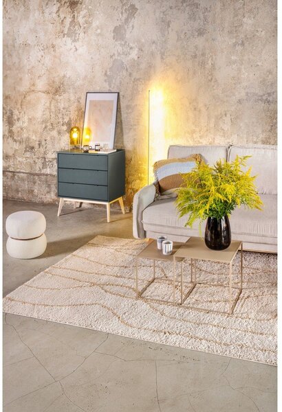 TV komoda prljavo zelena 140x53x40 cm Pisco – Marckeric