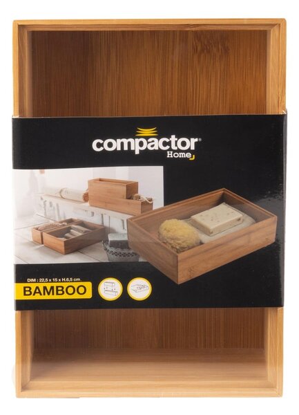 Organizator od bambusa Compactor Woody, 30 x 15 x 6,35 cm