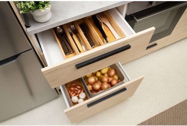 Organizator od bambusa Compactor Woody, 30 x 15 x 6,35 cm