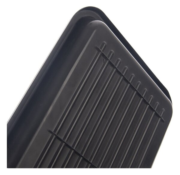 Crni metalni ocjeđivač za posuđe 43x23,5 cm Radka – Orion