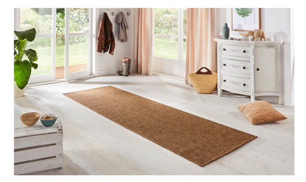 Smeđi unutarnji i vanjski tepih 80x150 cm Nature – Hanse Home