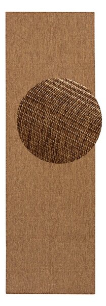 Smeđi unutarnji i vanjski tepih 80x150 cm Nature – Hanse Home