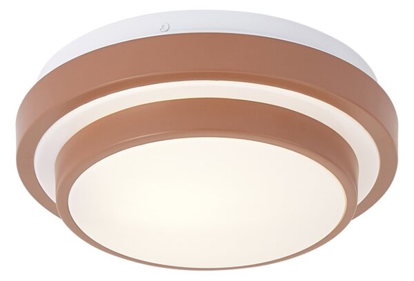 Moderna stropna svjetiljka Sienna s bijelom bojom 25 cm IP44 - Walden
