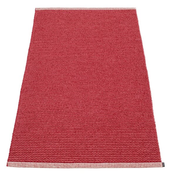 Crveni unutarnji i vanjski tepih 85x160 cm Mono Blush – Pappelina