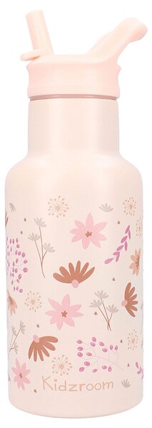 Kidzroom boca za vodu Enchanted Memories 350 ml - ružičasta dječja bočica sa slamkom