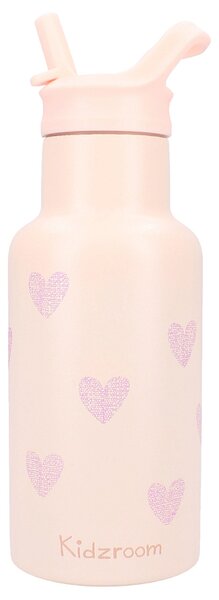 Kidzroom boca za vodu Magical Meadows 350 ml - ružičasta dječja termo boca sa slamkom