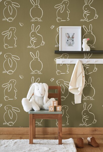 Dječja tapeta Funny Bunny 3 boje