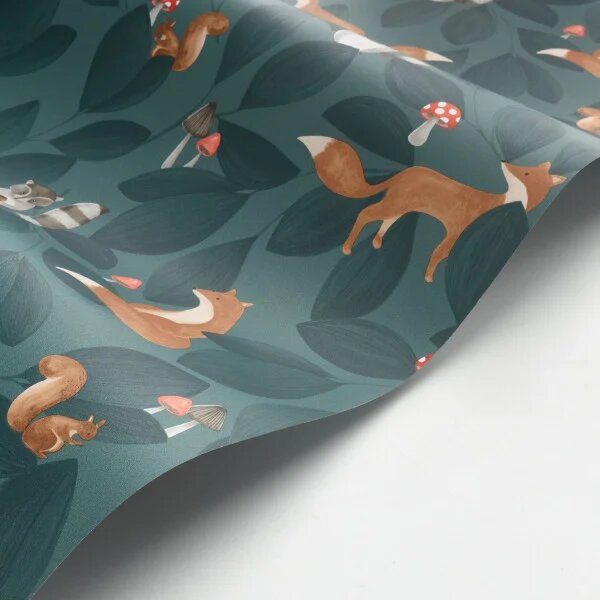 Dječja tapeta Woodland Friends 4 boje