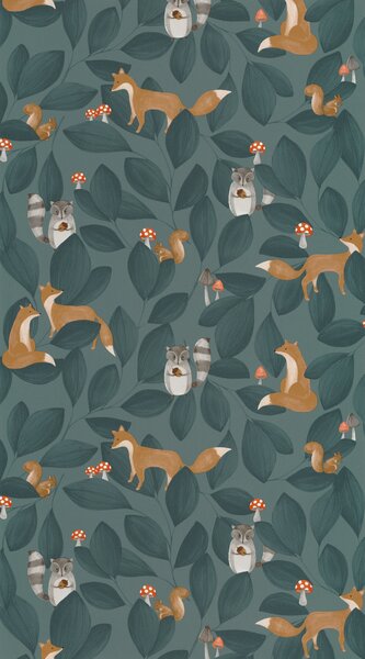 Dječja tapeta Woodland Friends 4 boje