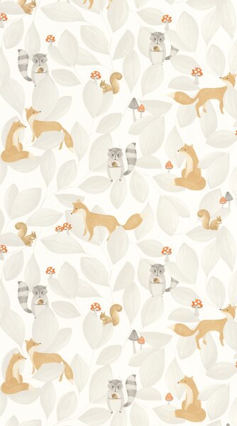 Dječja tapeta Woodland Friends 4 boje