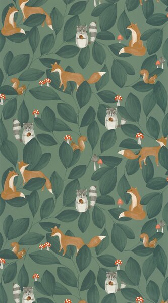Dječja tapeta Woodland Friends 4 boje