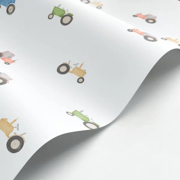 Dječja tapeta Vintage Tractor 2 boje