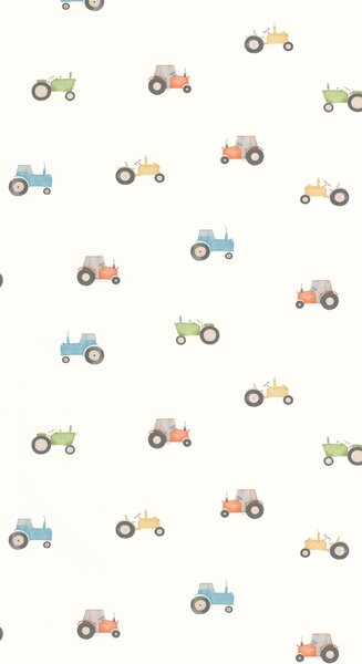 Dječja tapeta Vintage Tractor 2 boje