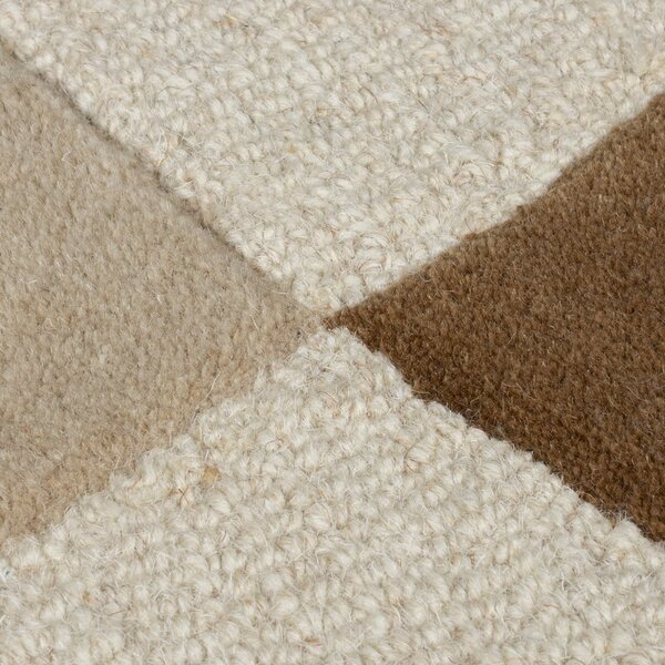 Smeđi/bež vunen tepih 120x170 cm Glow – Flair Rugs