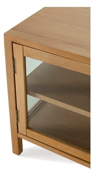TV komoda u dekoru hrasta u prirodnoj boji 160x50x40 cm Ceci – MOME