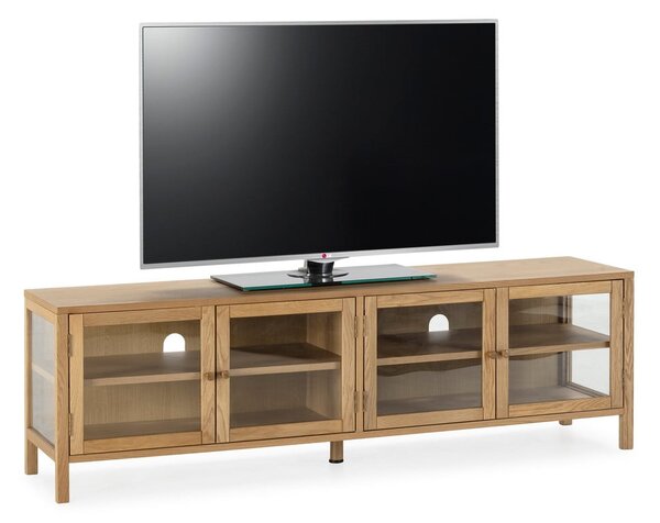 TV komoda u dekoru hrasta u prirodnoj boji 160x50x40 cm Ceci – MOME