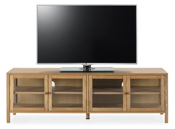 TV komoda u dekoru hrasta u prirodnoj boji 160x50x40 cm Ceci – MOME