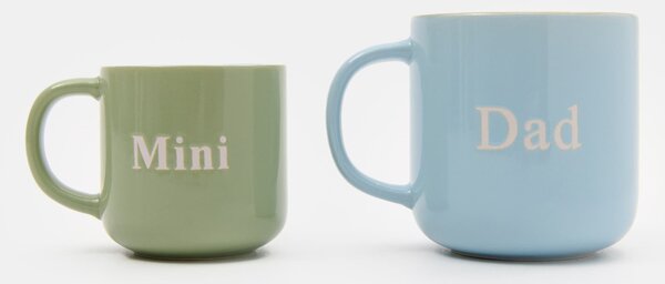 Sinsay - Set šalica s natpisom Dad i Mini