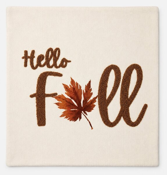 Sinsay - Dekorativna navlaka za jastuk s natpisom „Hello Fall“