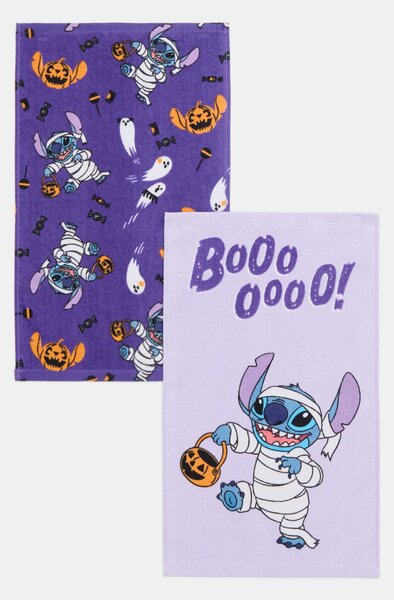 Sinsay - Set pamučnih ručnika za ruke s motivom Noći vještica Stitch 2 pack