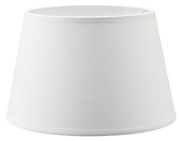 Home Sweet Home Sjenilo za svjetiljku Largo (Ø x V: 20 x 13 cm, čisto bijele boje, Tkanina, Okruglo)