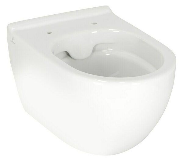 Camargue San Francisco Zidna WC školjka (Bez ruba, Bez posebne glazure, Oblik ispiranja: Duboko, WC odvod: Vodoravno, Bijele boje)