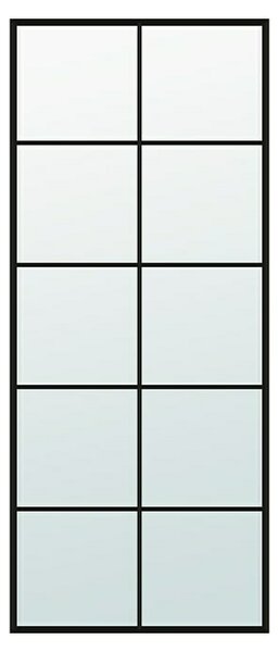 Diamond Doors Black Edition Staklena klizna vrata (935 x 2.058 mm, Sigurnosno kaljeno staklo (ESG), Mliječno staklo)