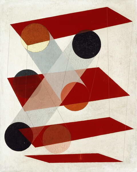 Moholy-Nagy, Laszlo - Reprodukcija umjetnosti Galalite picture (Gz III), 1932, (30 x 40 cm)
