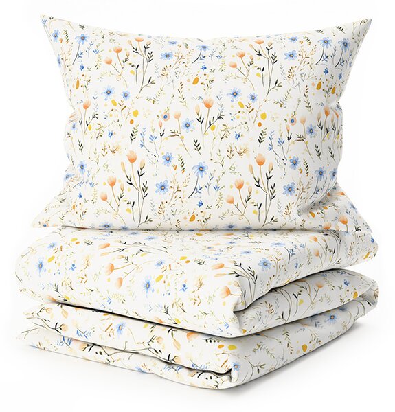 Pamučna posteljina BLUEBELL bijela Dimenzije posteljine: 70 x 90 cm | 140 x 200 cm