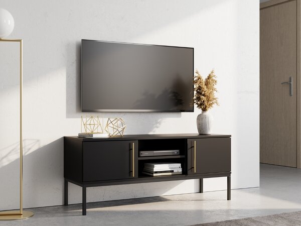 TV stolić LANZZI 120x40 cm, crni