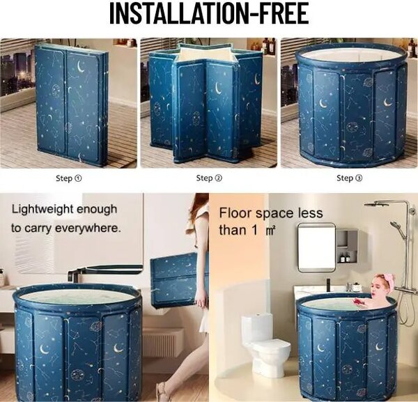 Foldtub™ Sklopiva Prijenosna Izolirana Kada