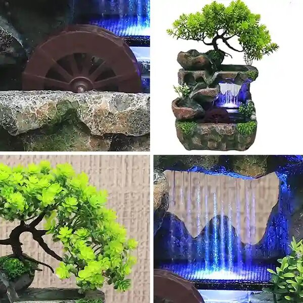 Dreammill™ Stolna Led Fontana S Vodenim Mlinom