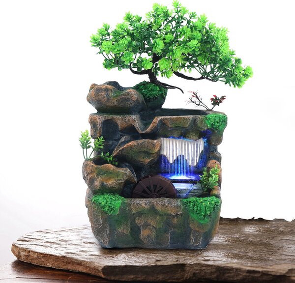 Dreammill™ Stolna Led Fontana S Vodenim Mlinom