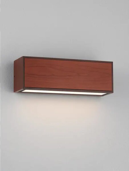 BROWN ZIDNA LAMPA LED 3000K 83lm IP65 RUST NL9030584