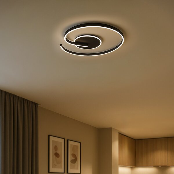 LORENZO BLACK 22W LED stropna svjetiljka