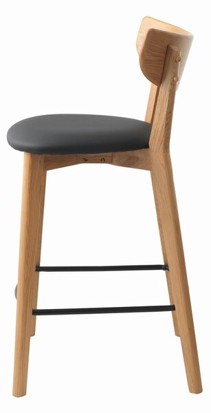 Barska stolica od hrastovog drveta Unique Furniture Pen