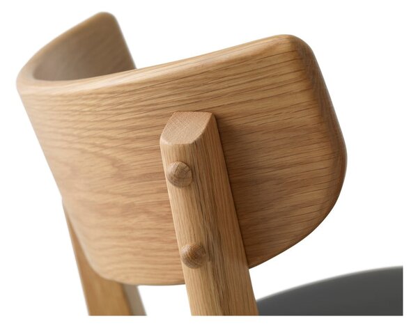 Barska stolica od hrastovog drveta Unique Furniture Pen