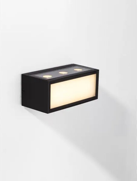 INGA ZIDNA LAMPA LED 3000K 875lm IP65 CRNA NL9030593