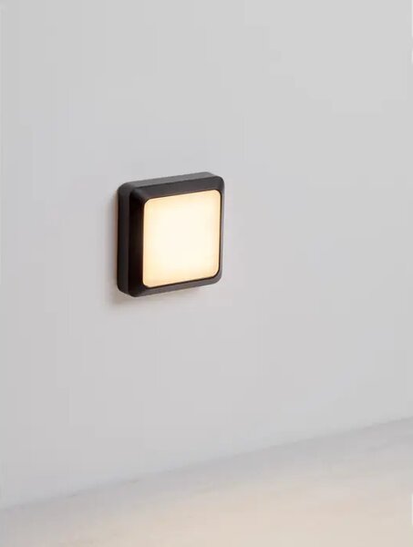 APPIA ZIDNA LAMPA LED 3000K 367lm IP54 CRNA NL9030597